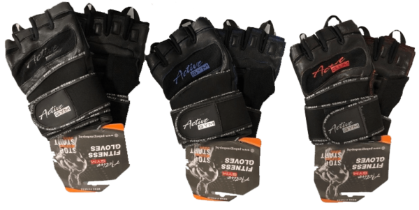 Men Fitness Power Lifting Gloves Active Gym